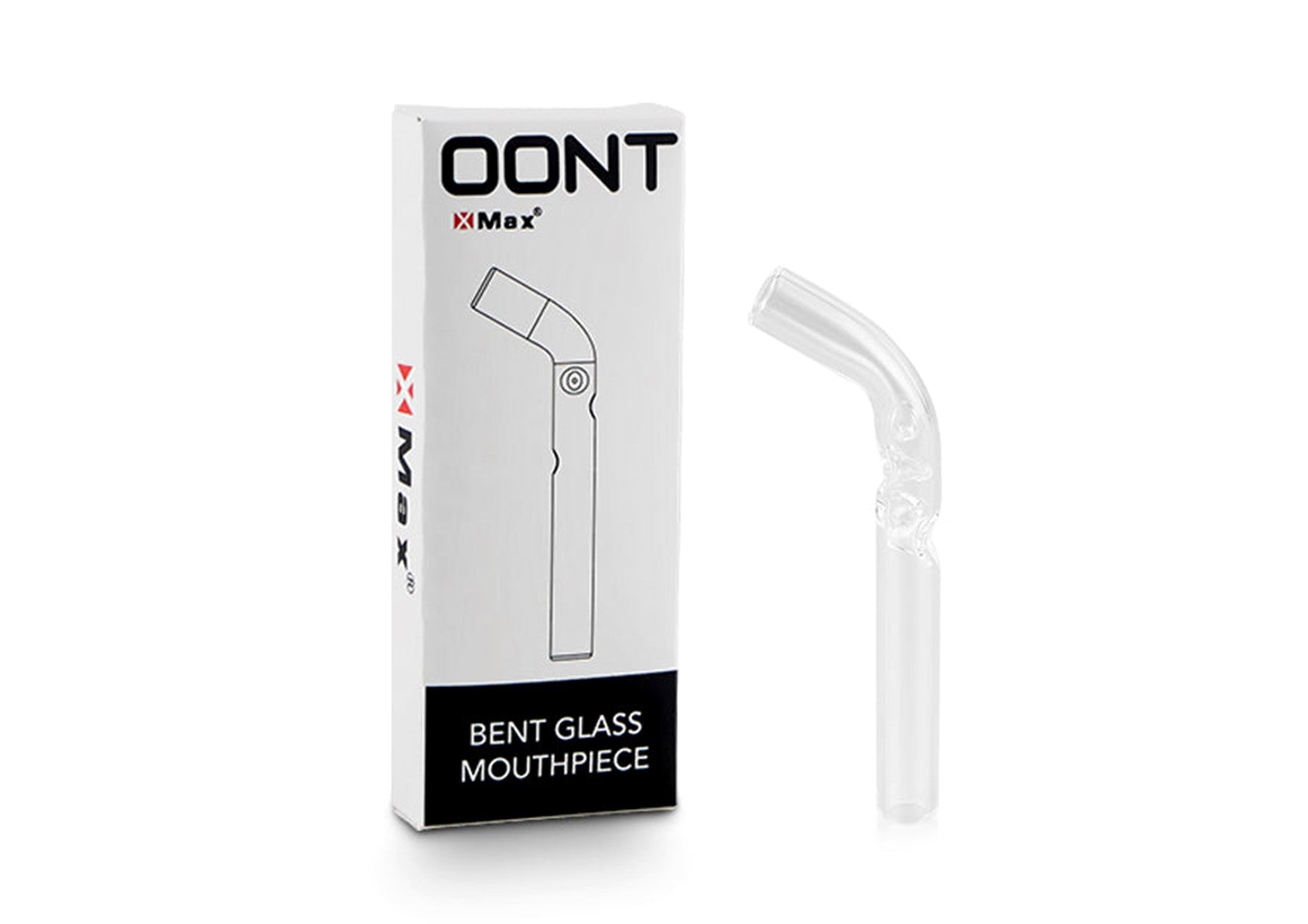 XMAX | OONT Bent Glass Mouthpiece
