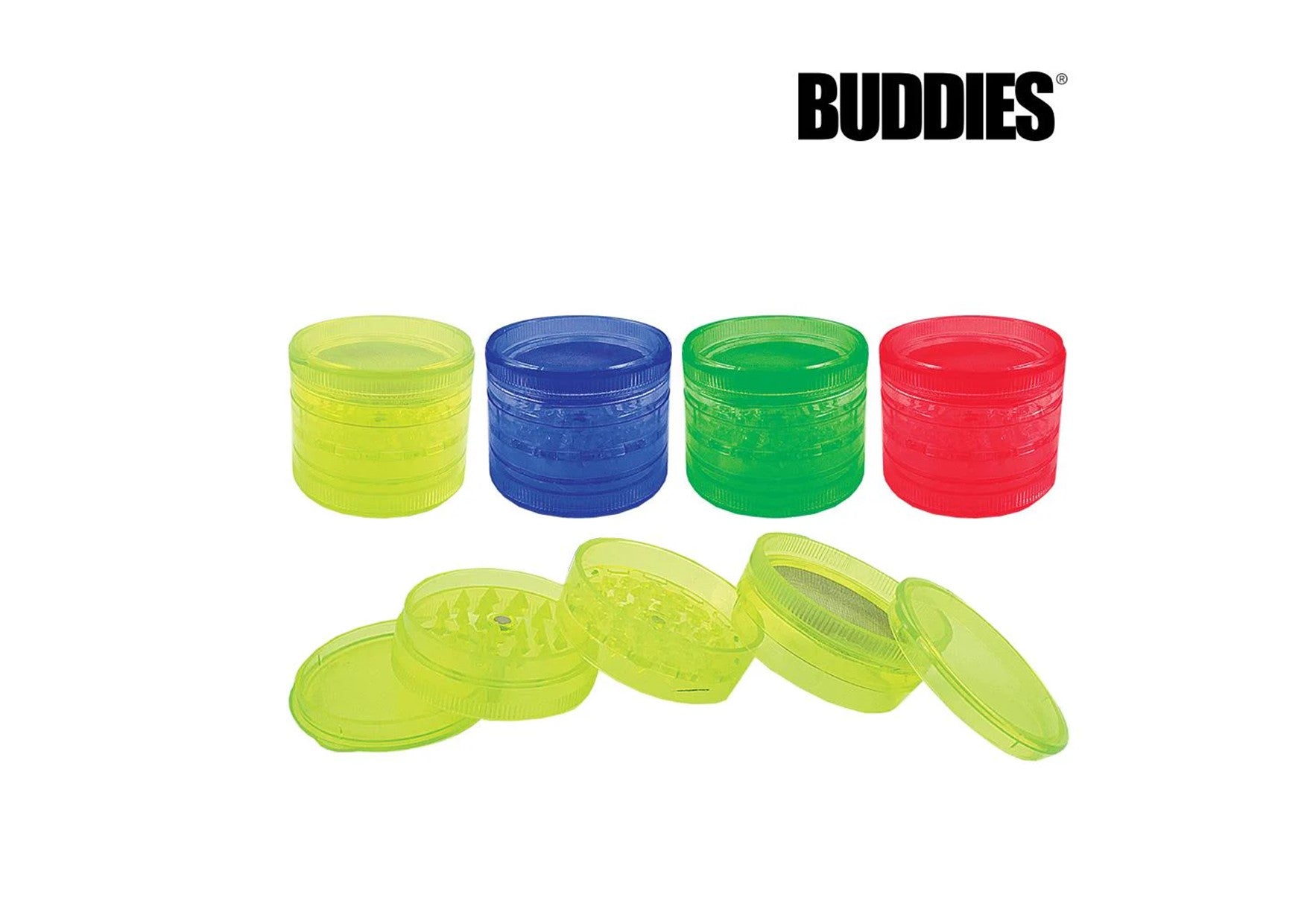 Buddies | Plastic Grinder 4 Layer