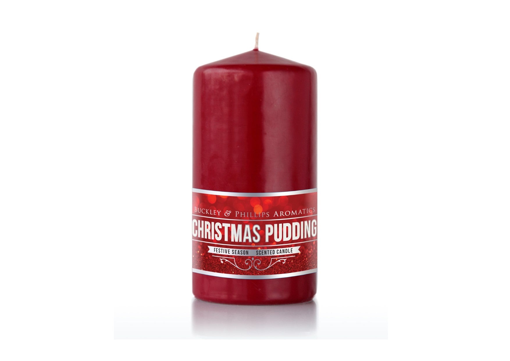 Buckley & Phillips Christmas | Pillar Candles | Christmas Pudding