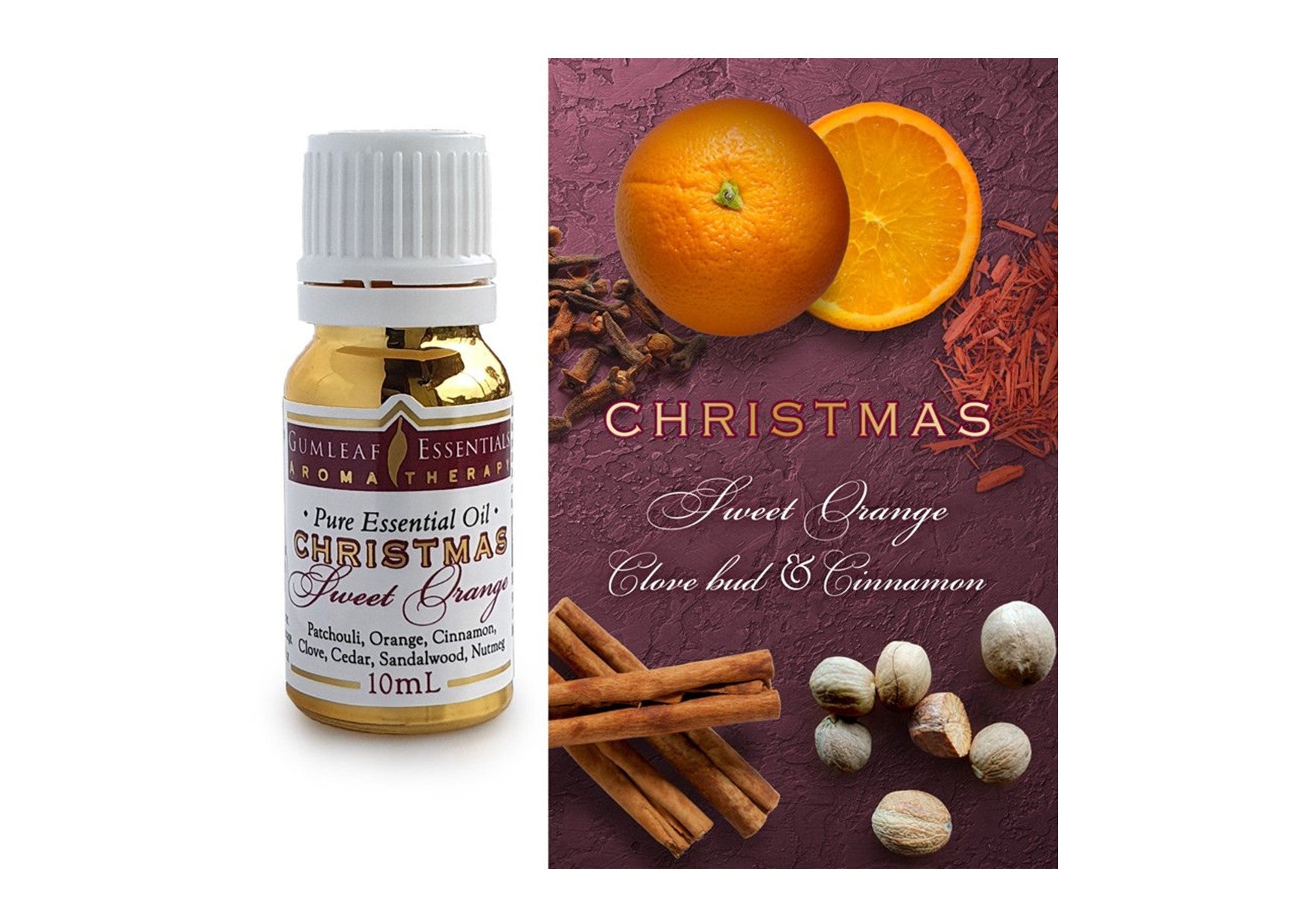 Gumleaf Essentials Christmas | Sweet Orange & Clove Bud Essential Oil Blend