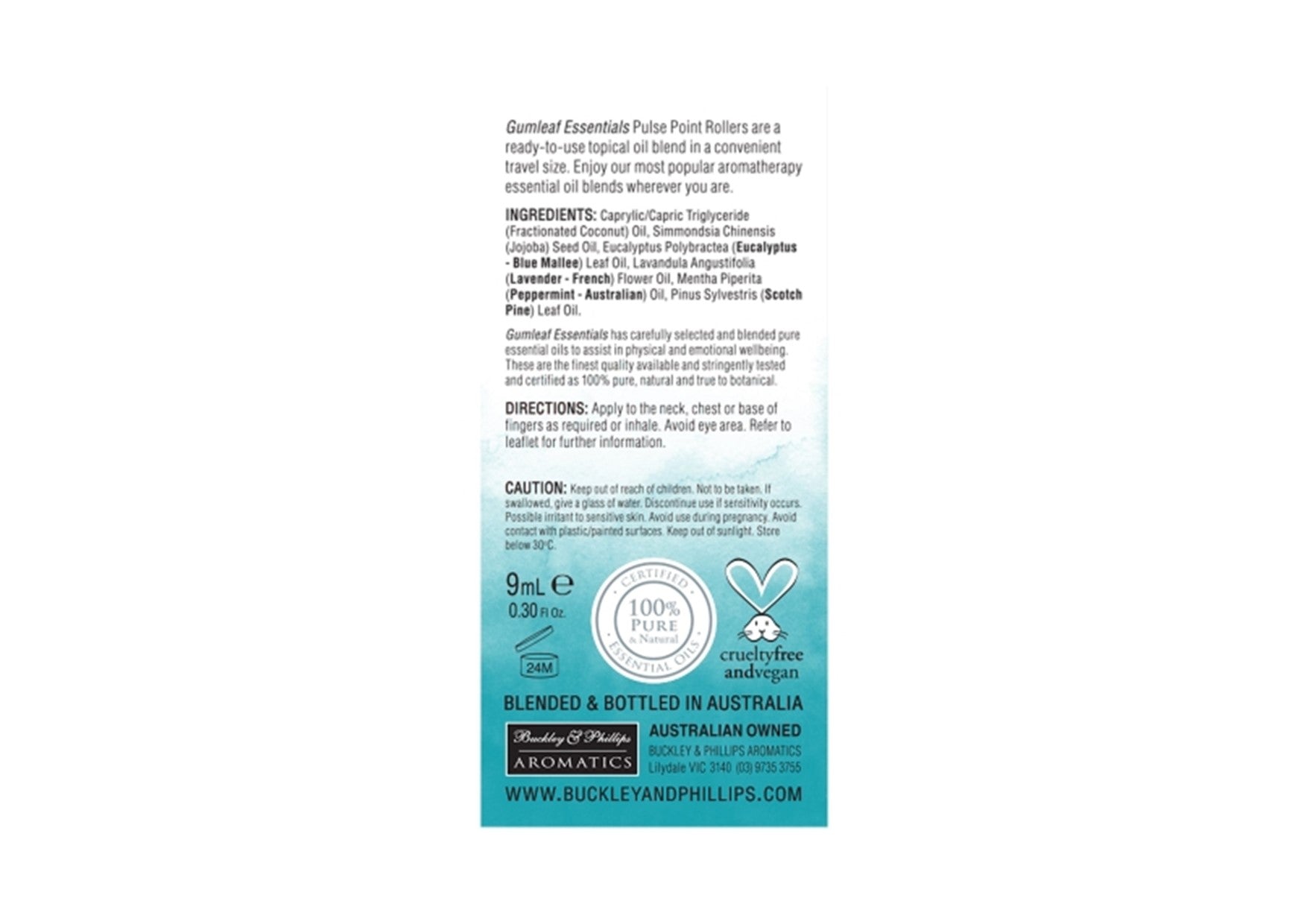 Gumleaf Essentials | Pulse Point Rollers | Easy Breathe