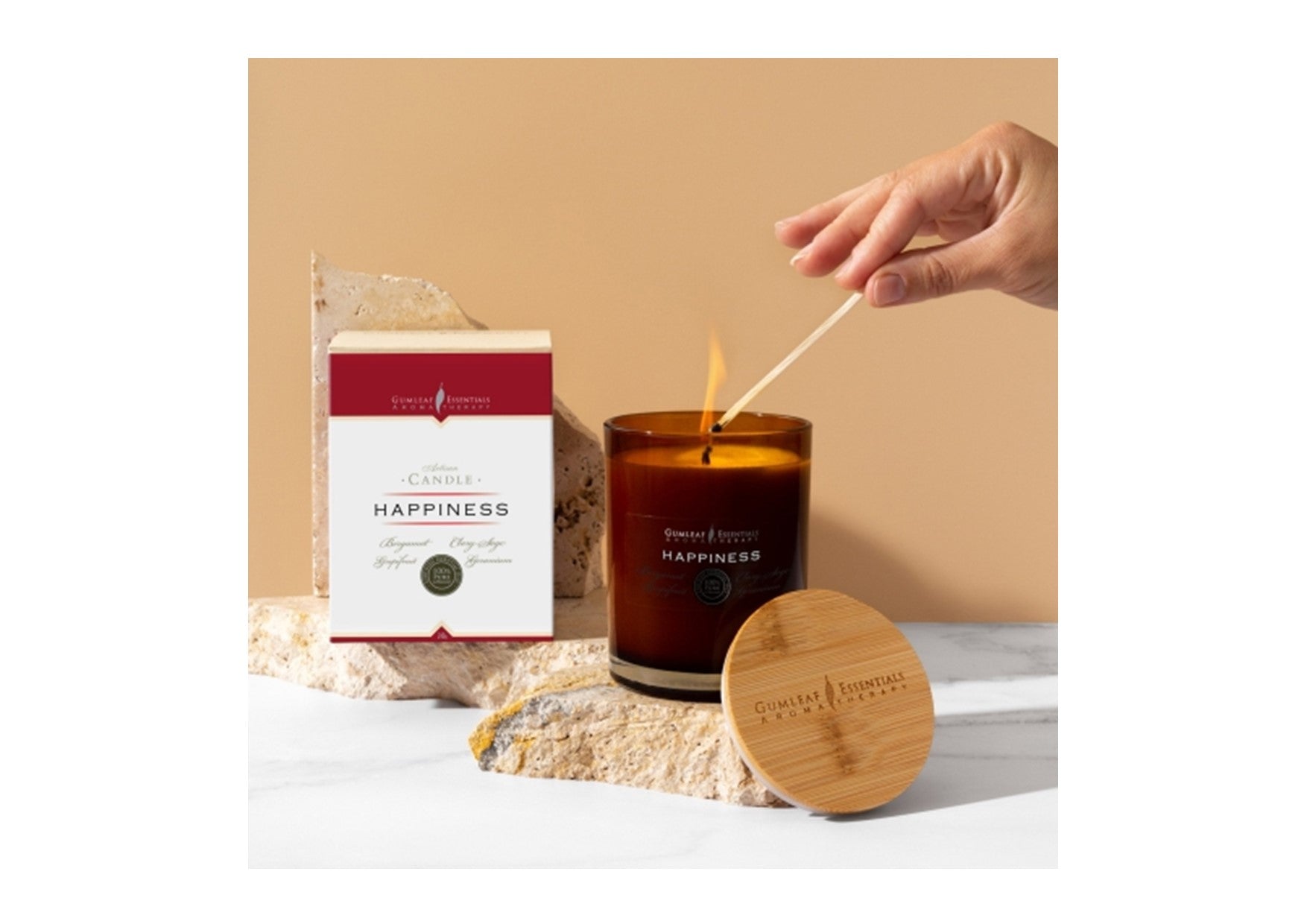 Gumleaf Essentials | Artisan Candles | Happiness