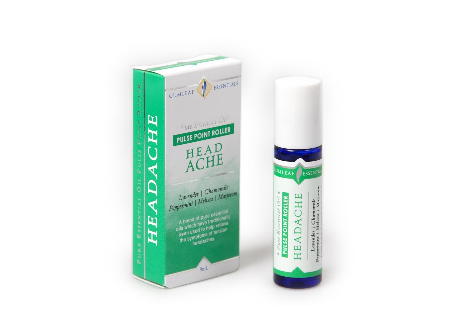Gumleaf Essentials | Pulse Point Rollers | Headache