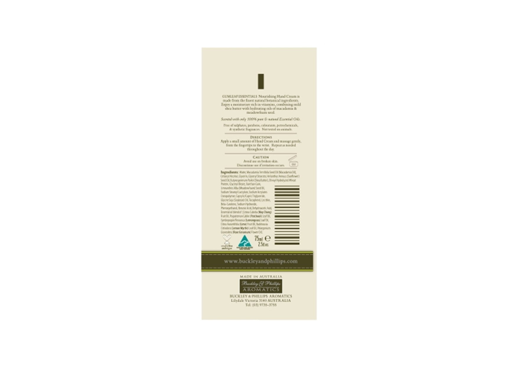 Gumleaf Essentials | Nourishing Hand Cream | Indulgence