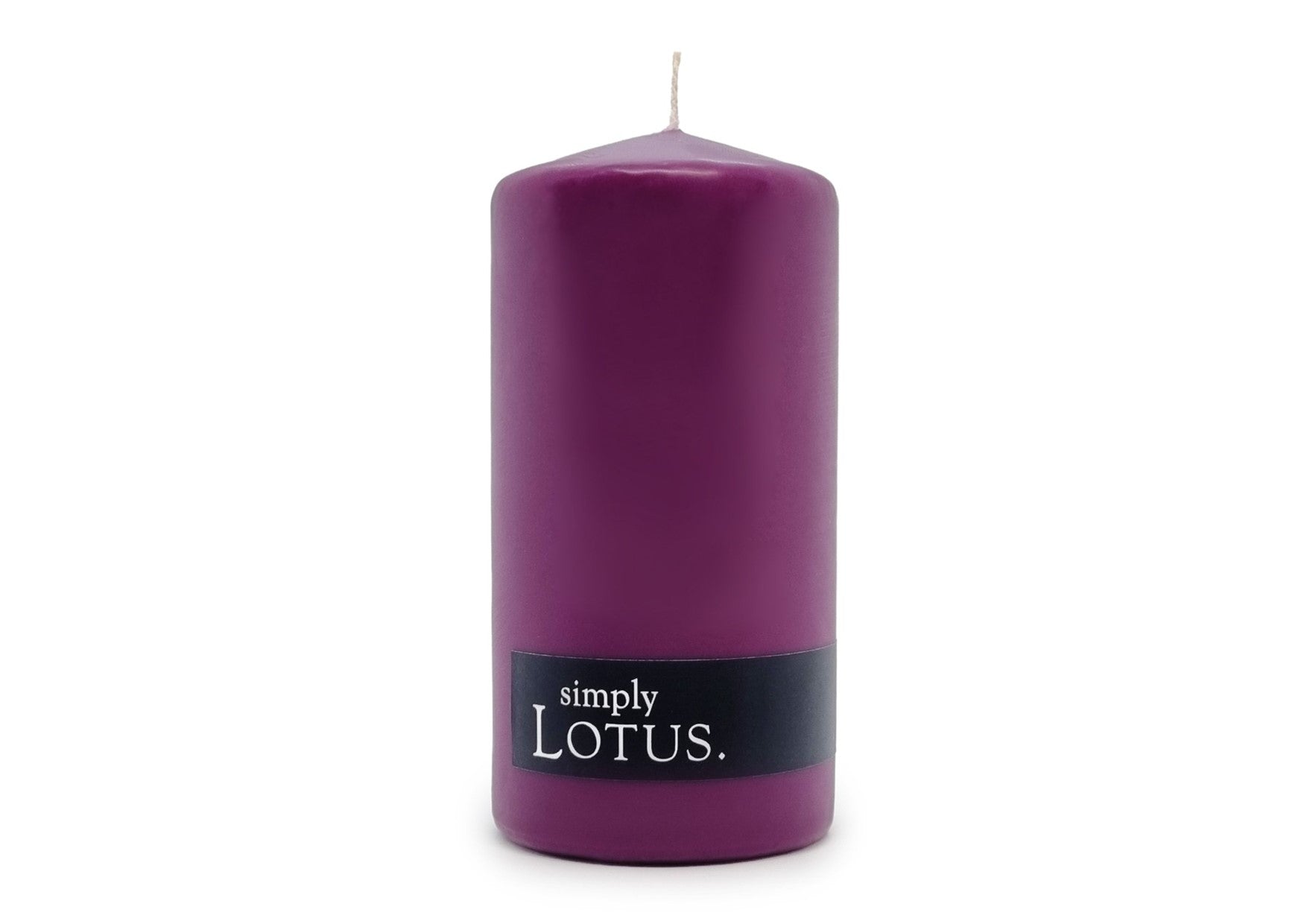 Simply Pillar Candles | Lotus Pillar Candle