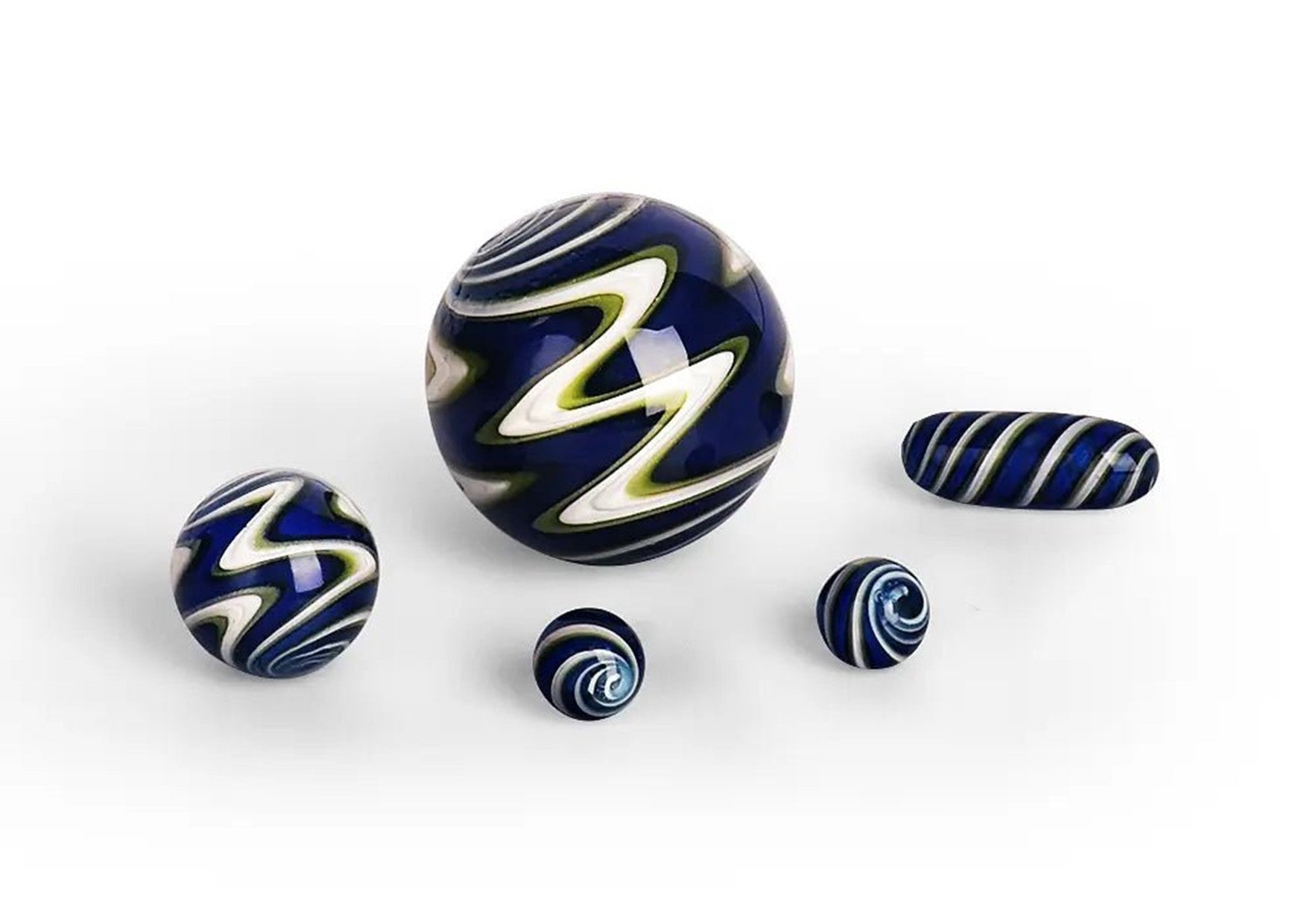 ItsRoasting | Full Spectrum 5-Piece Marble Set | Wig Wag Blue