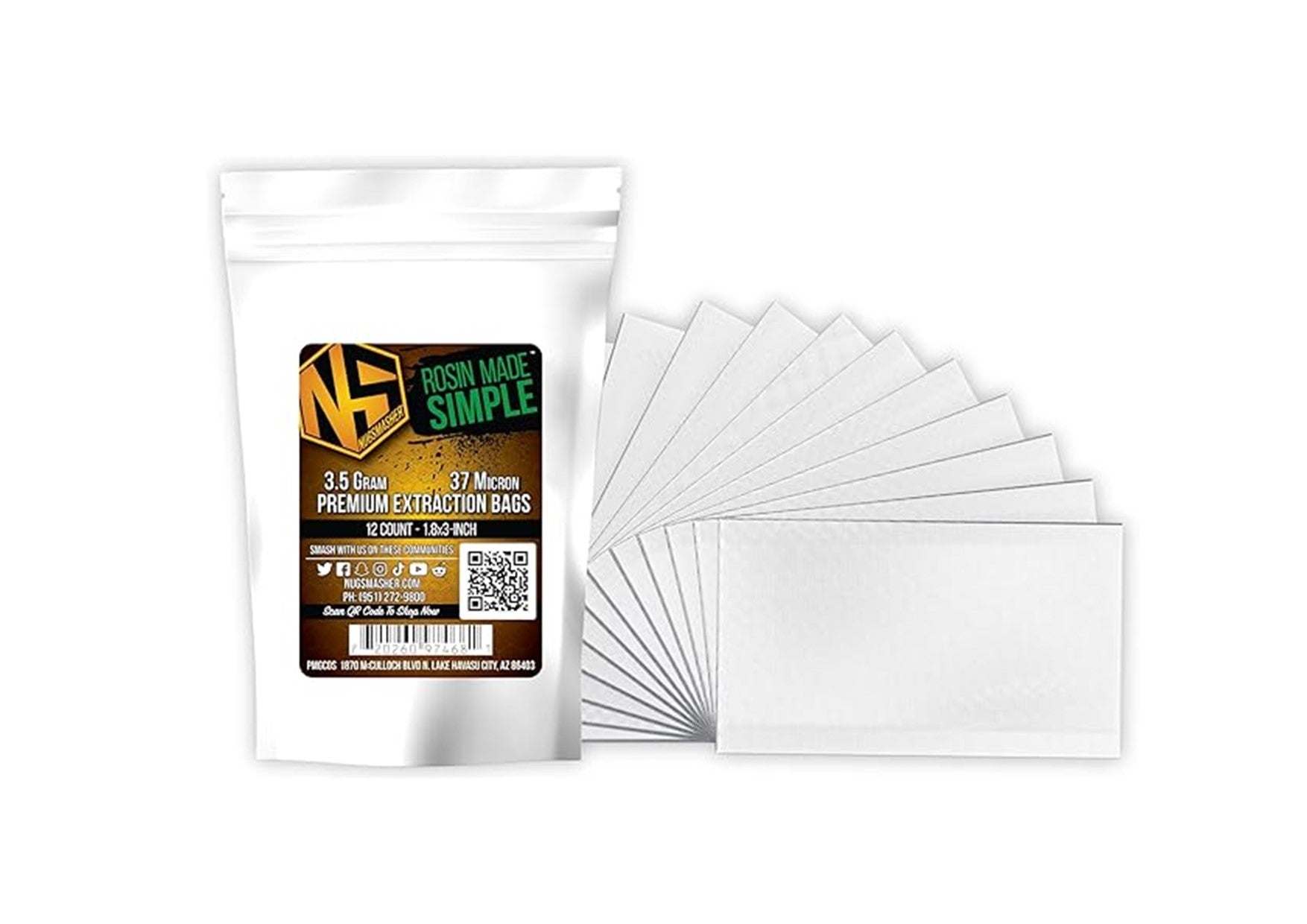 NugSmasher | Premium Extraction Bags 3.5 Grams