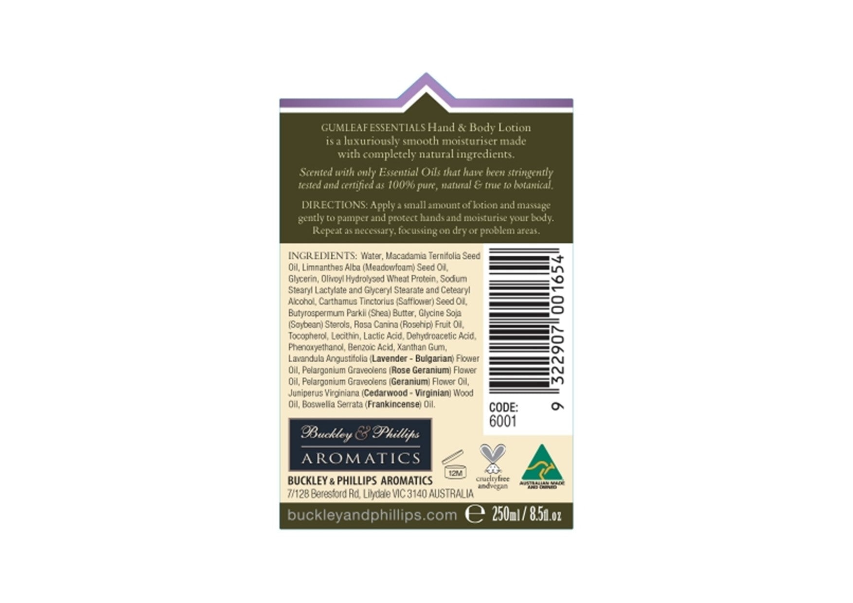 Gumleaf Essentials | Hand & Body Lotion | Relaxing