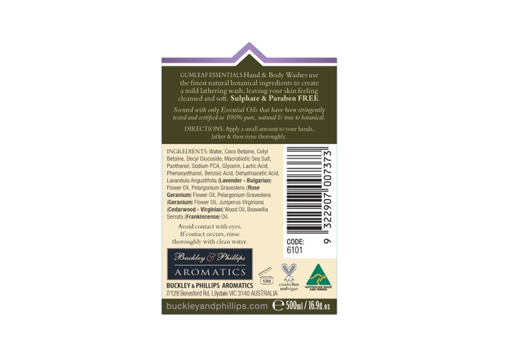 Gumleaf Essentials I Hand & Body Wash | Relaxing