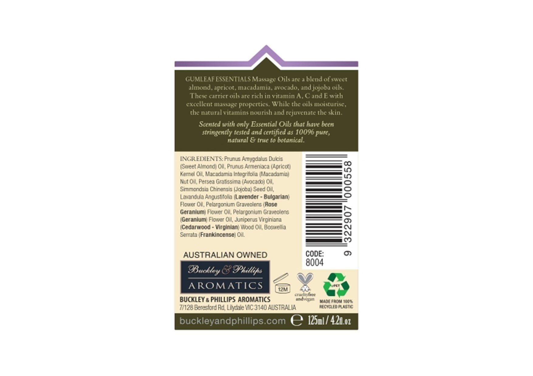 Gumleaf Essentials | Nourishing Massage Oils | Relaxing