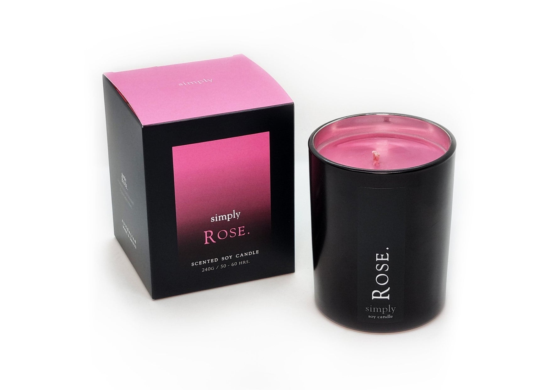 Simply Soy Candles | Rose Soy Jar Candle