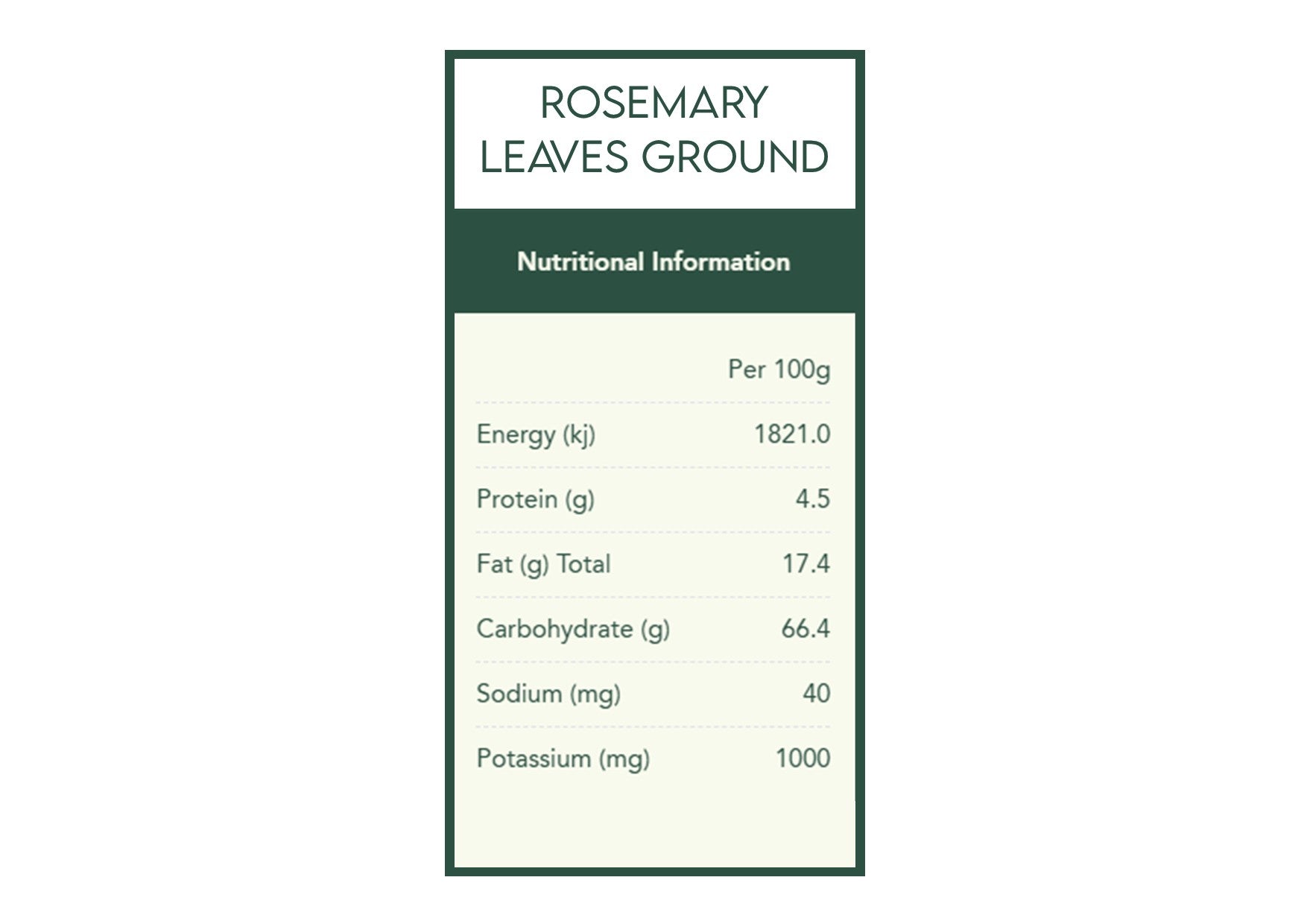 Herbies Spices | Rosemary Leaves Ground