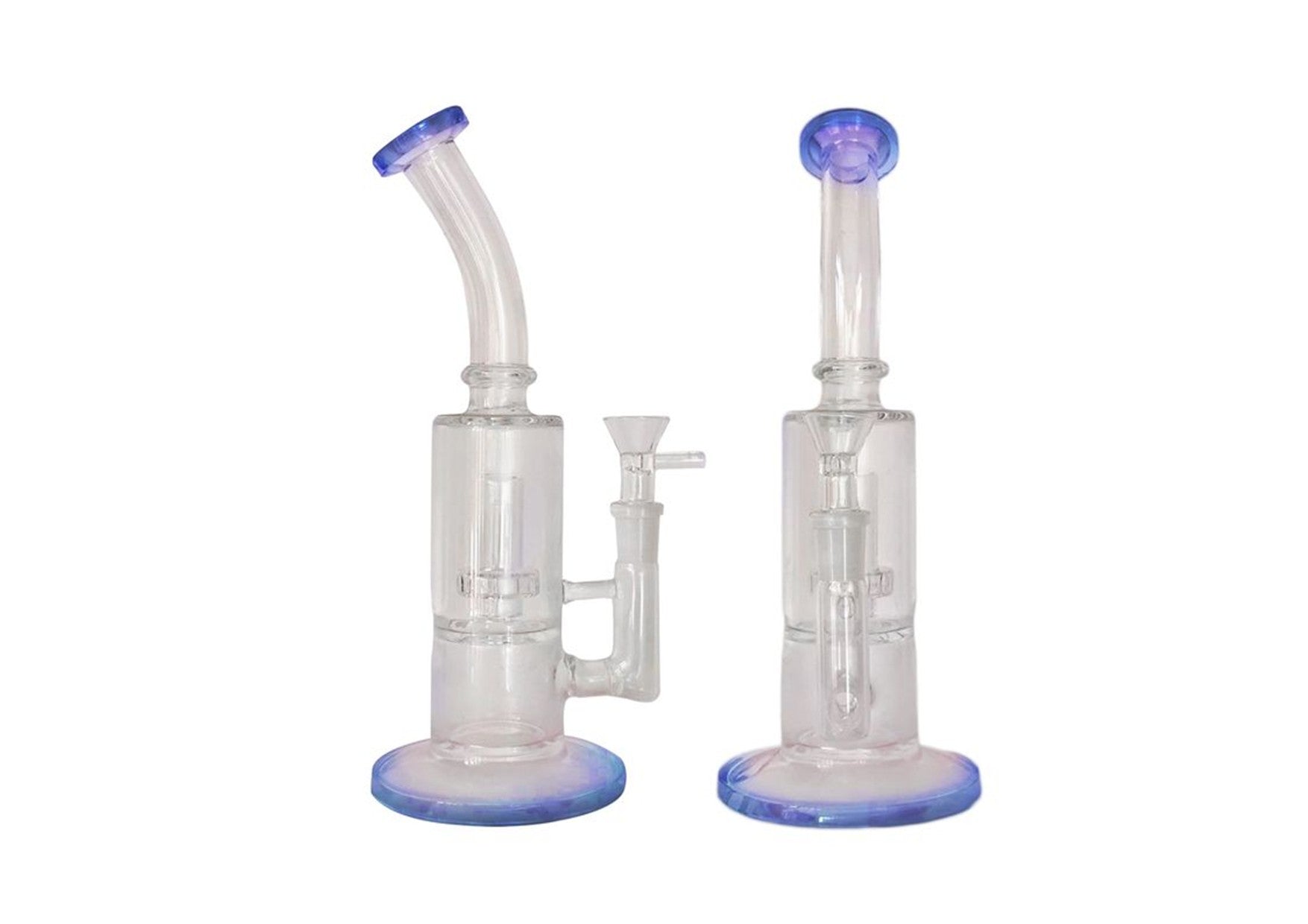 Stone Age | Desktop Dab Rig/Percolator | Slotted Disc 24cm (14mm) Blue