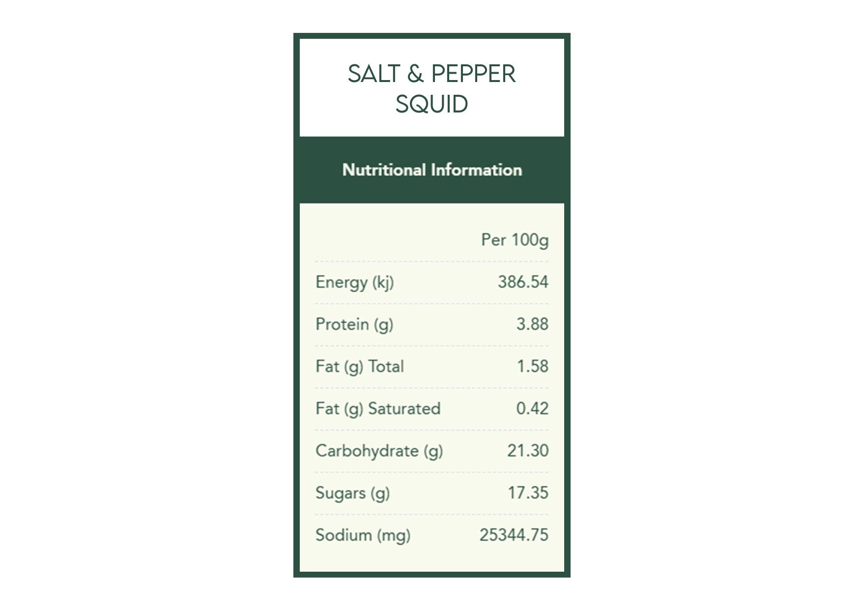 Herbies Spices | Salt & Pepper Squid