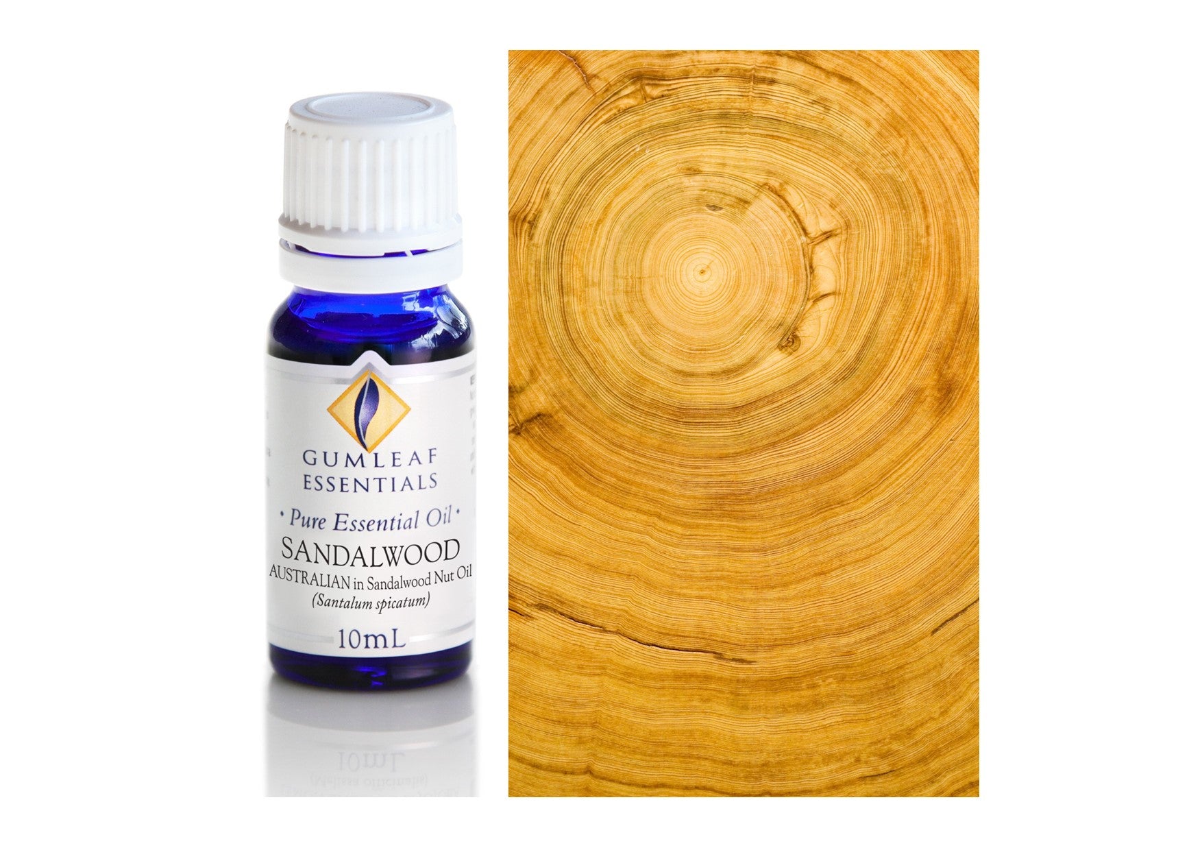 Gumleaf Essentials Oils | Pure | Sandalwood Australian (10% In Sandalwood Nut)