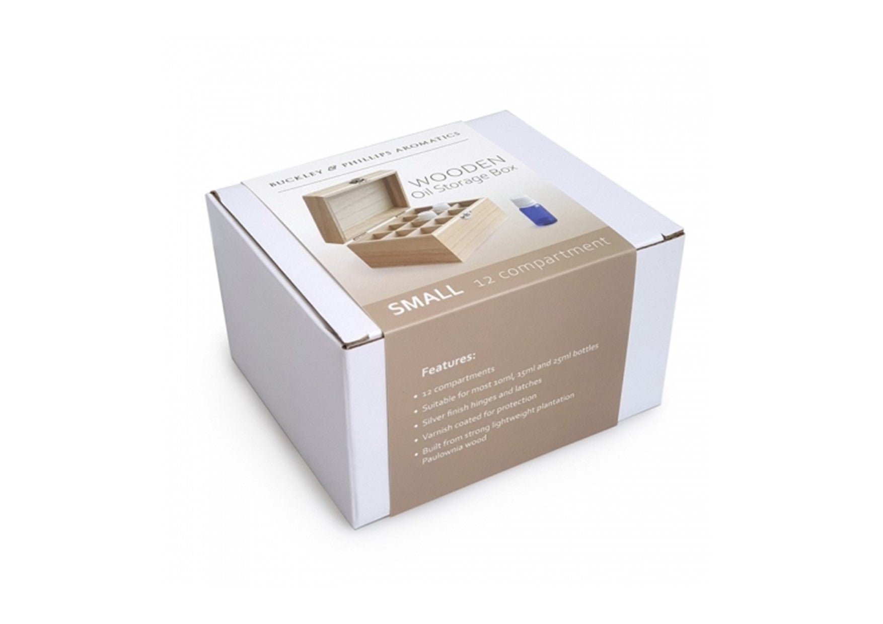 Buckley & Phillips | Wooden Oil Storage Box - Small