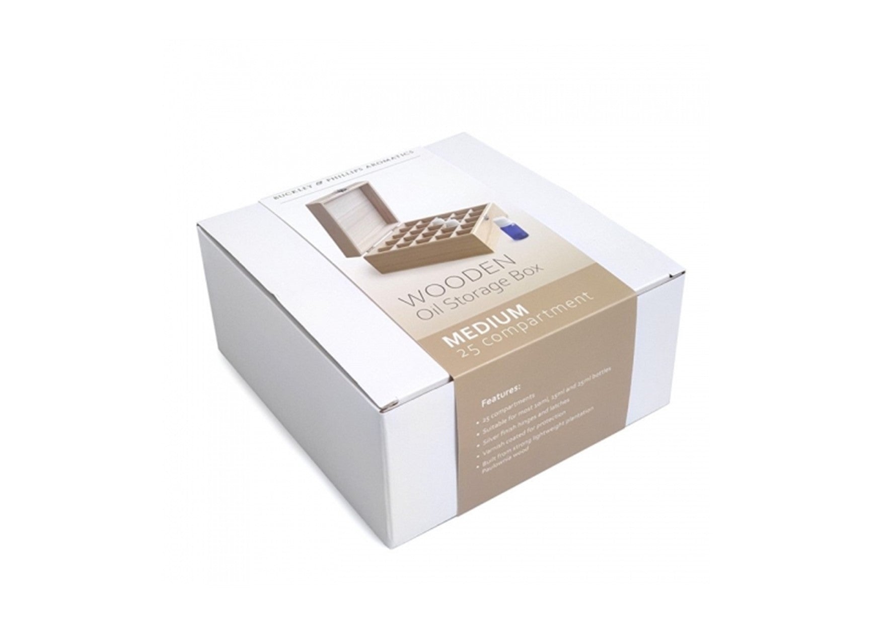 Buckley & Phillips | Wooden Oil Storage Box - Medium