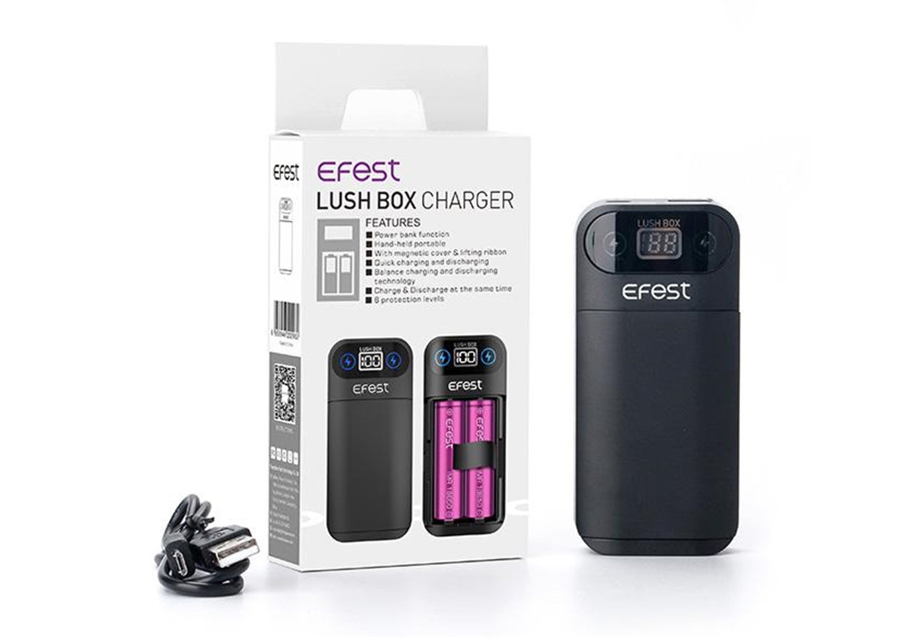 Efest | Lush Box (2 Bay) Charger