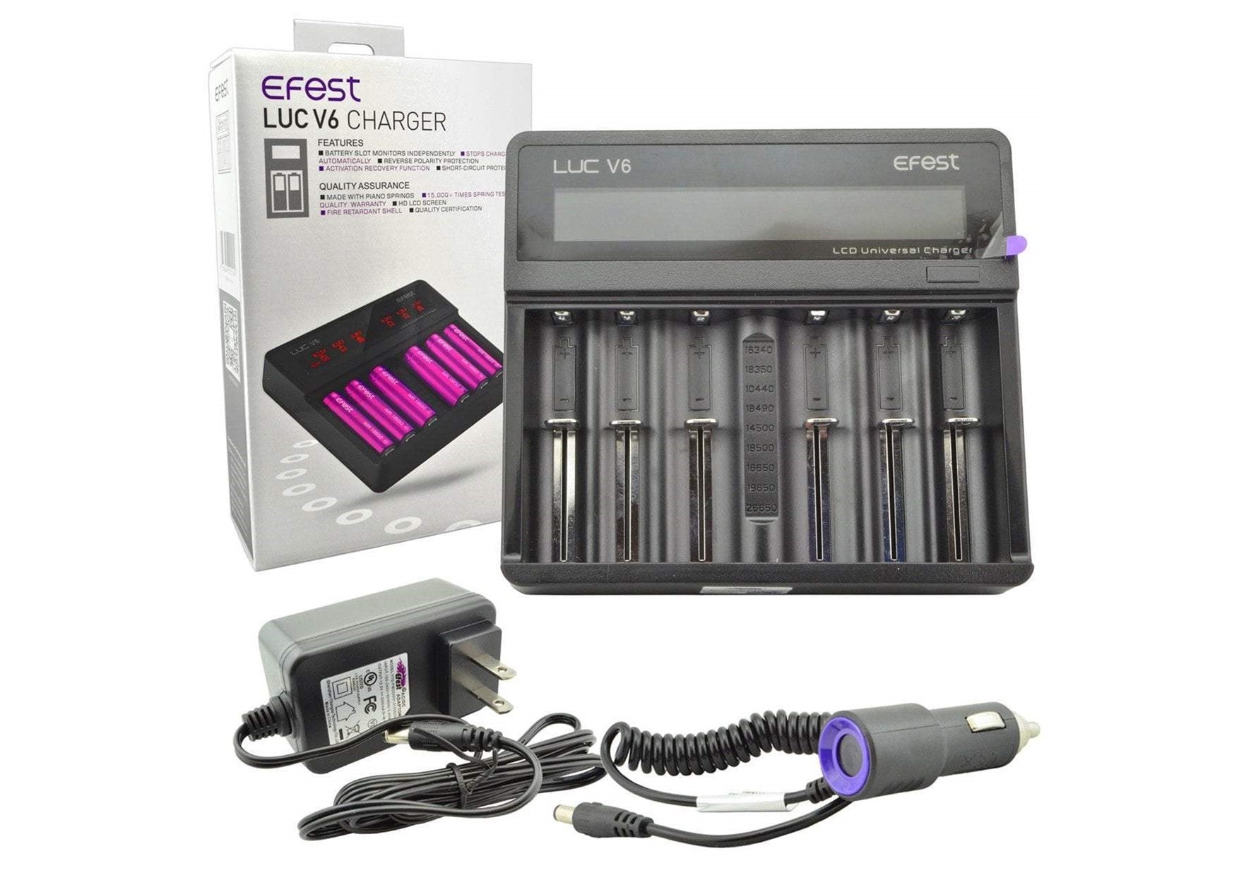 Efest | LUC V6 (6 Bay) Charger