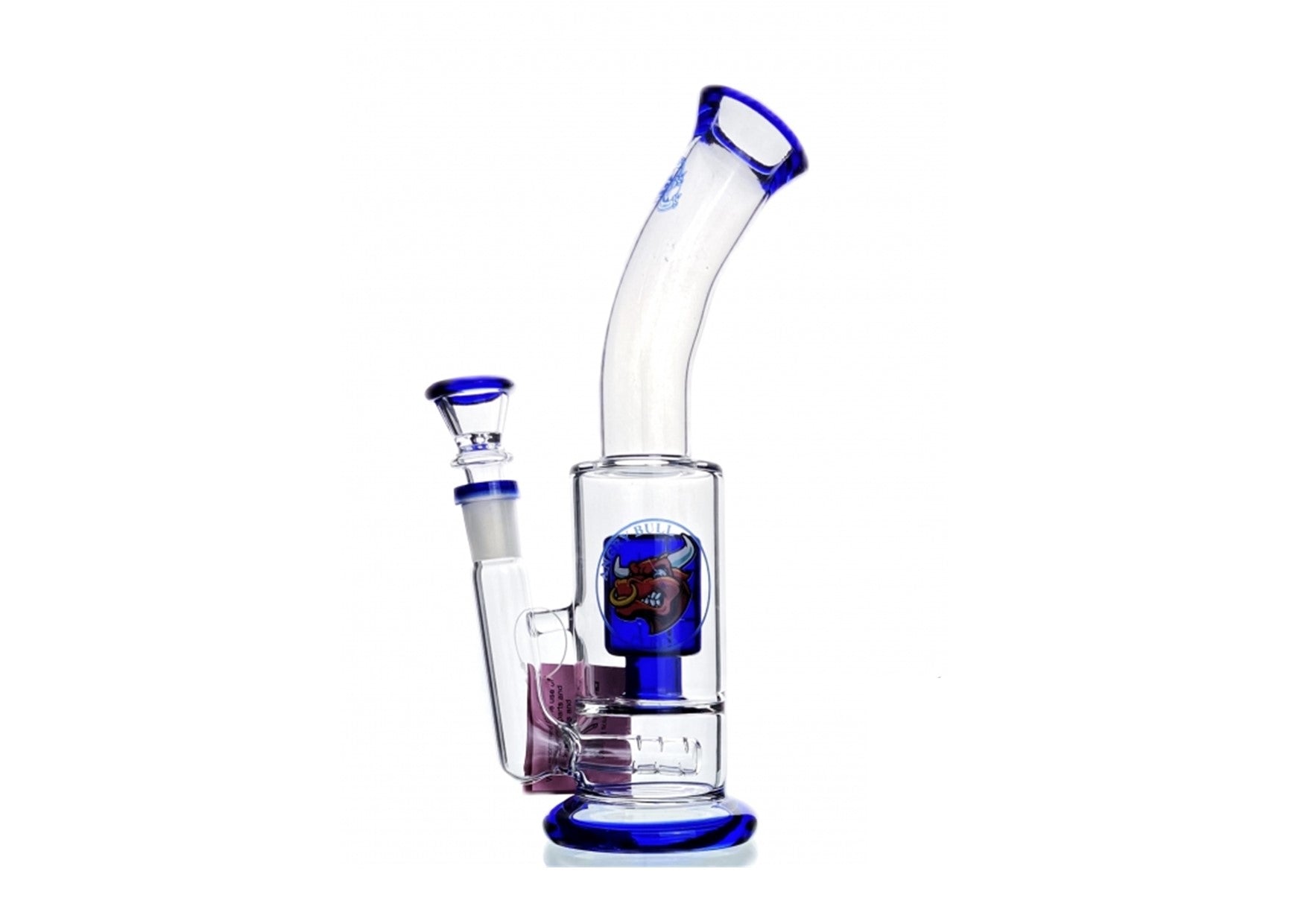 Agung | Water Percolator Full Glass Blue 23cm