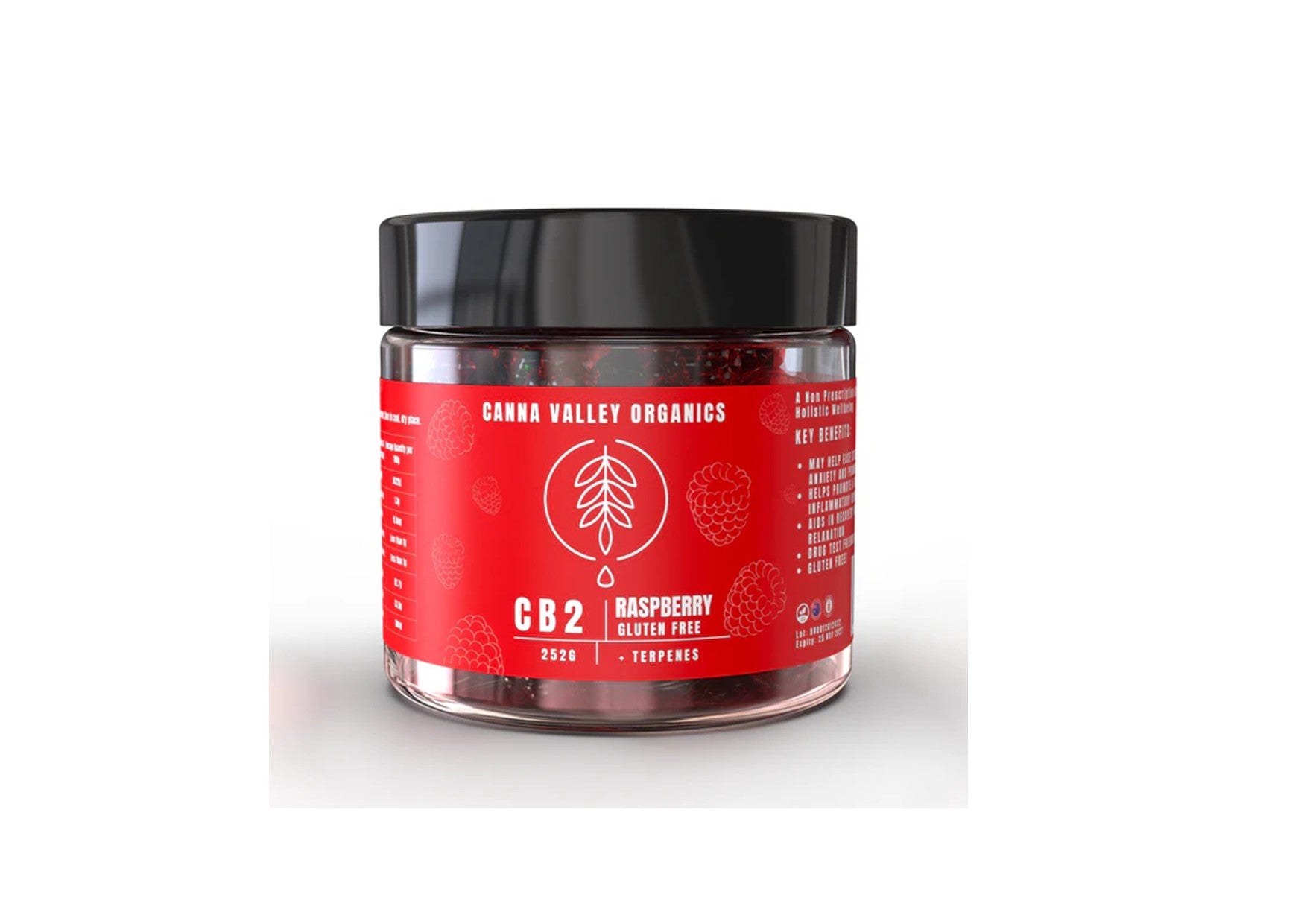 Canna Valley Organics | CB2 Gluten-free Raspberry