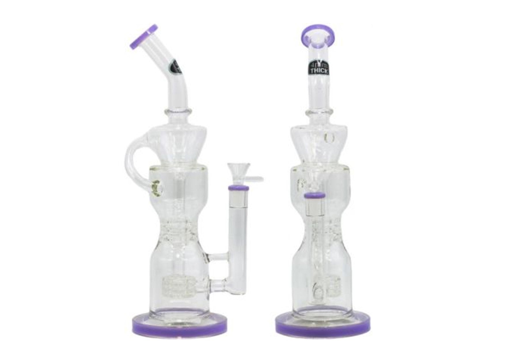 Stone Age | Limited Edition Matrix Rachet Water Bubbler 36cm (14mm) Lilac