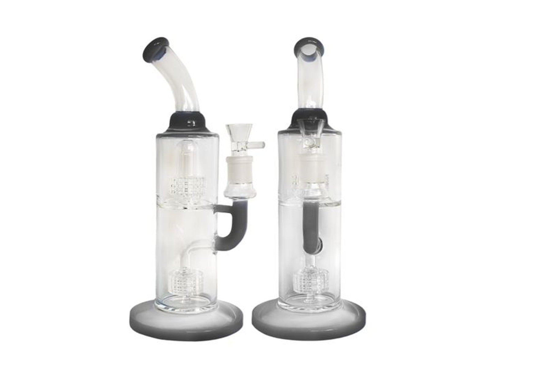 Stone Age | Water Bubble/Percolator | UFO Matrix 32cm (14mm) Smoke Grey