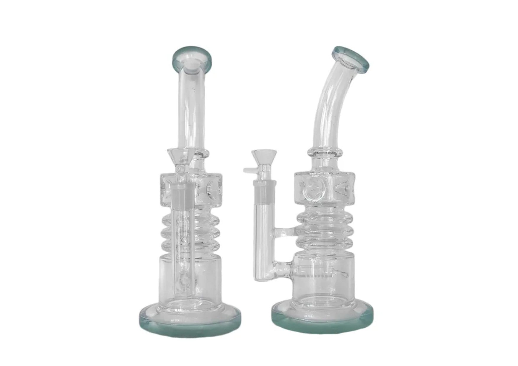 Stone Age | Water Bubbler/Percolator | 6 Slot 27cm (14mm) Teal