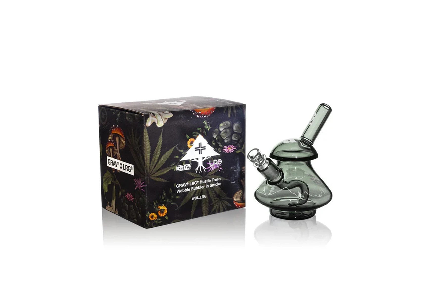 GRAV | X LRG Limited Edition Hustle Trees Wobble Bubbler